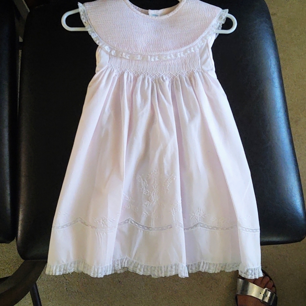 The dress was never worn.